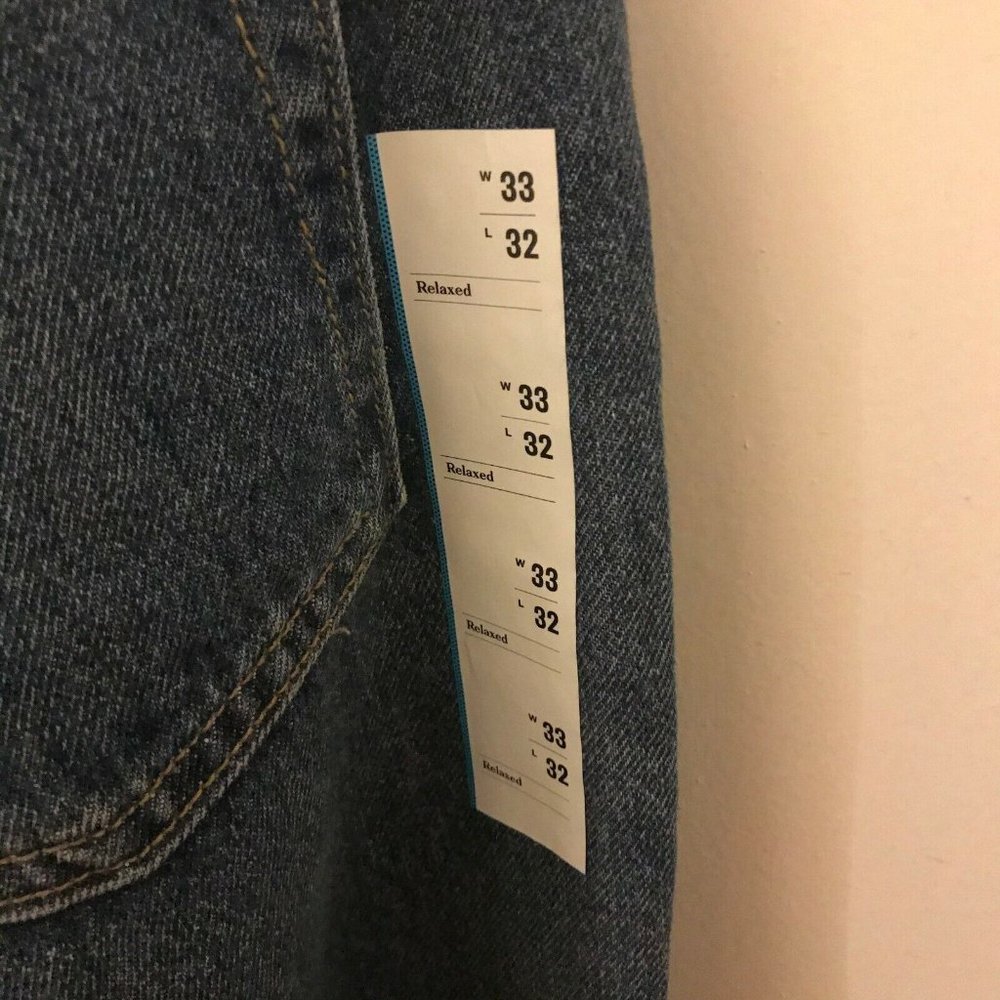 NEW Goodfello & Co. 33x32 Relaxed Blue Jeans - Picture 4 of 4